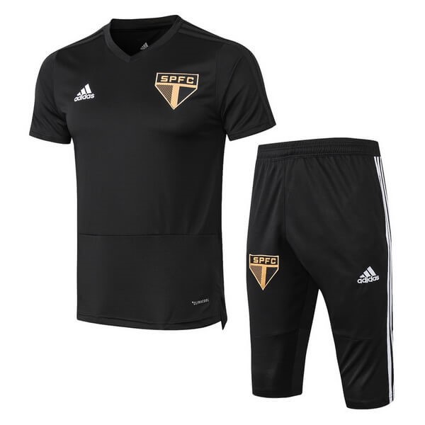 Camiseta São Paulo Entrenamiento Conjunto Completo 2018-2019 Negro